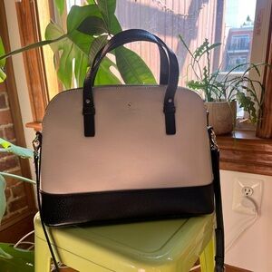 Kate Spade Black and Cream Handbag